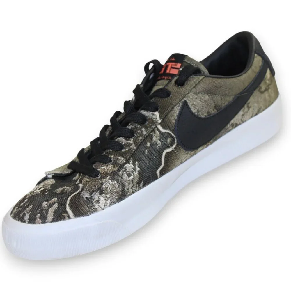 Nike Blazer Pro GT Premium SB Low Olive RealTree Canvas Lace-Up Sneakers